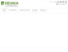 Tablet Screenshot of devikahycare.com